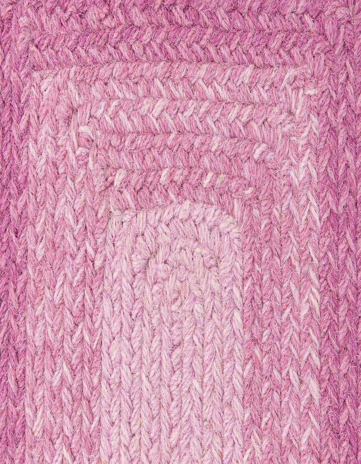 Detail image of  2' x 2' 11  Hand Hand Braided Wool Rug