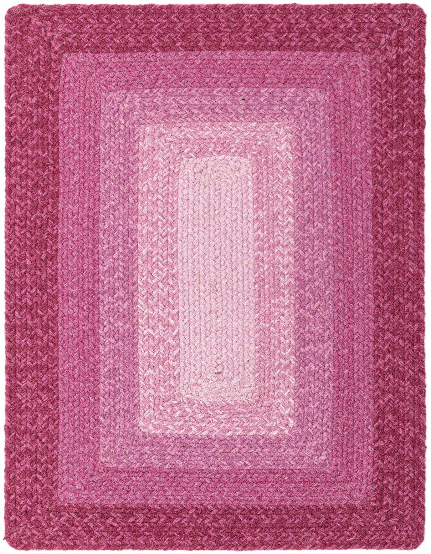 Primary image  2' x 2' 11  Hand Hand Braided Wool Rug