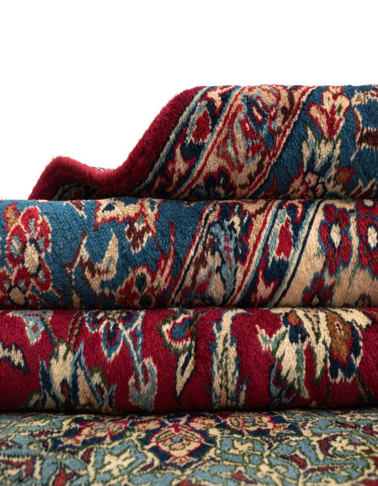 Detail image of  6' 7 x 9' 7 Kashan Wool Rug