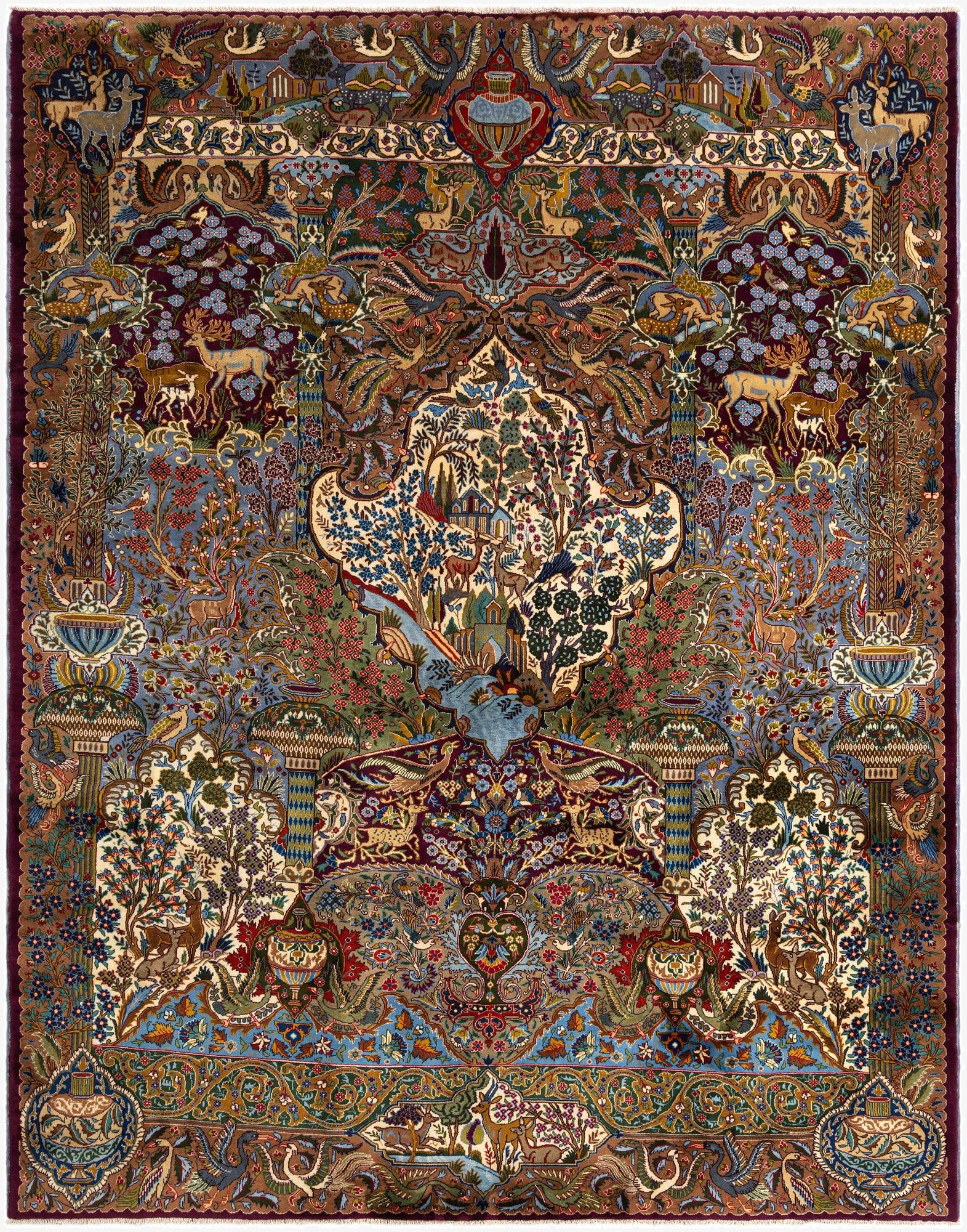  9' 11 x 12' 8 Kashmar Wool Rug
