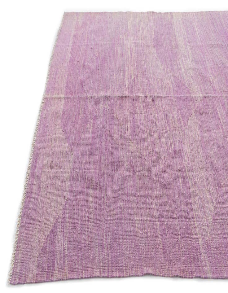 Detail image of  5' 6 x 8' 2  Hand Woven Kilim Modern Wool Rug