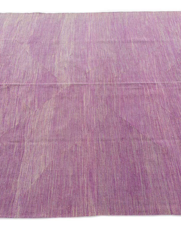 Detail image of  5' 6 x 8' 2  Hand Woven Kilim Modern Wool Rug