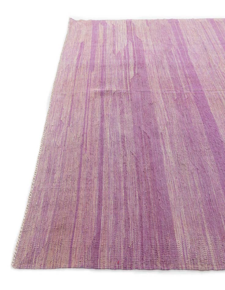 Detail image of  6' 7 x 9' 10  Hand Woven Kilim Modern Wool Rug