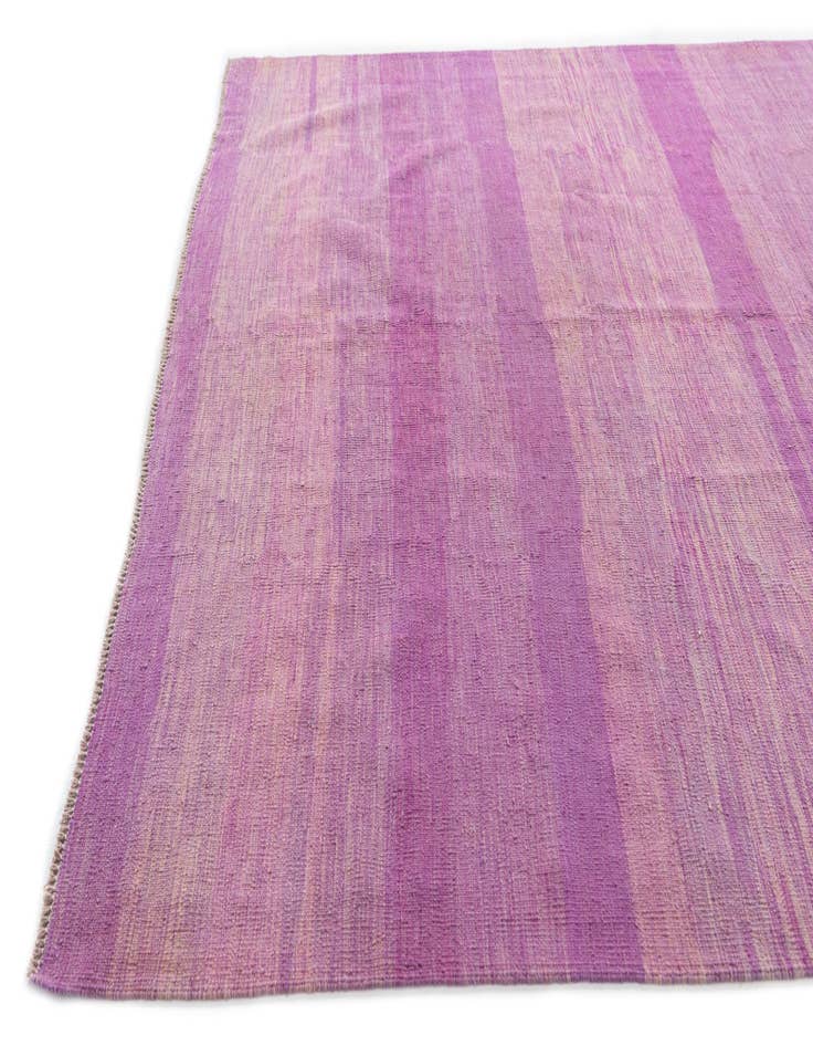 Detail image of  6' 9 x 9' 9  Hand Woven Kilim Modern Wool Rug