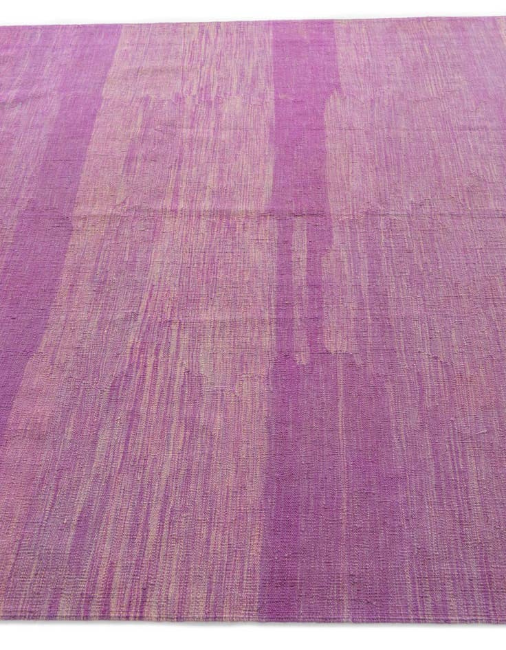 Detail image of  6' 9 x 9' 9  Hand Woven Kilim Modern Wool Rug