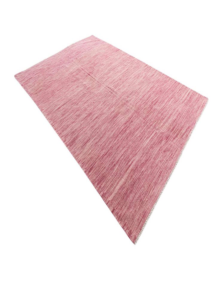 Detail image of  5' 9 x 8' 5  Hand Woven Kilim Modern Wool Rug