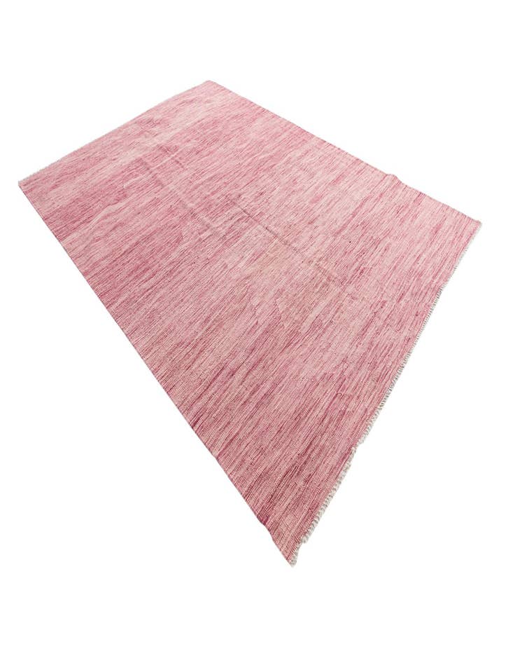 Detail image of  5' 10 x 8' 1  Hand Woven Kilim Modern Wool Rug