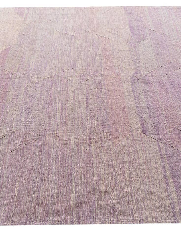 Detail image of  6' 8 x 9' 8  Hand Woven Kilim Modern Wool Rug