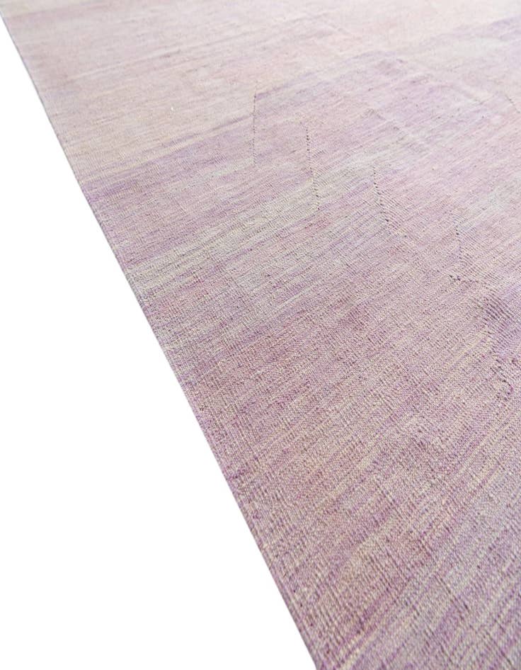 Detail image of  6' 8 x 9' 8  Hand Woven Kilim Modern Wool Rug