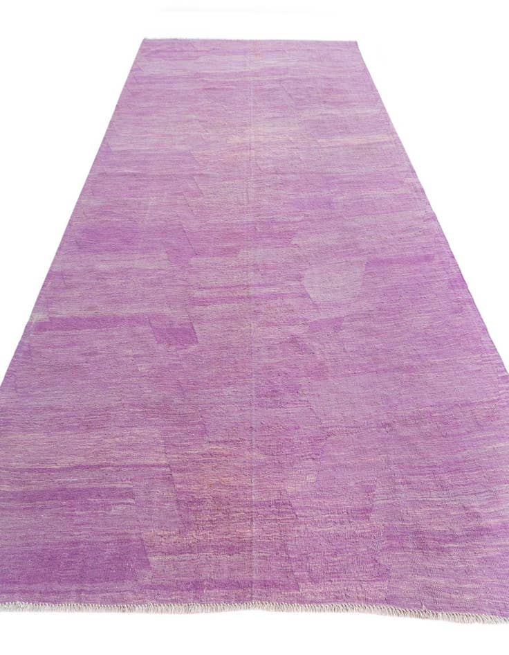 Detail image of  6' 6 x 9' 9  Hand Woven Kilim Modern Wool Rug