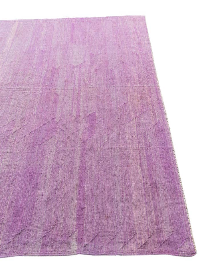 Detail image of  6' 6 x 9' 9  Hand Woven Kilim Modern Wool Rug