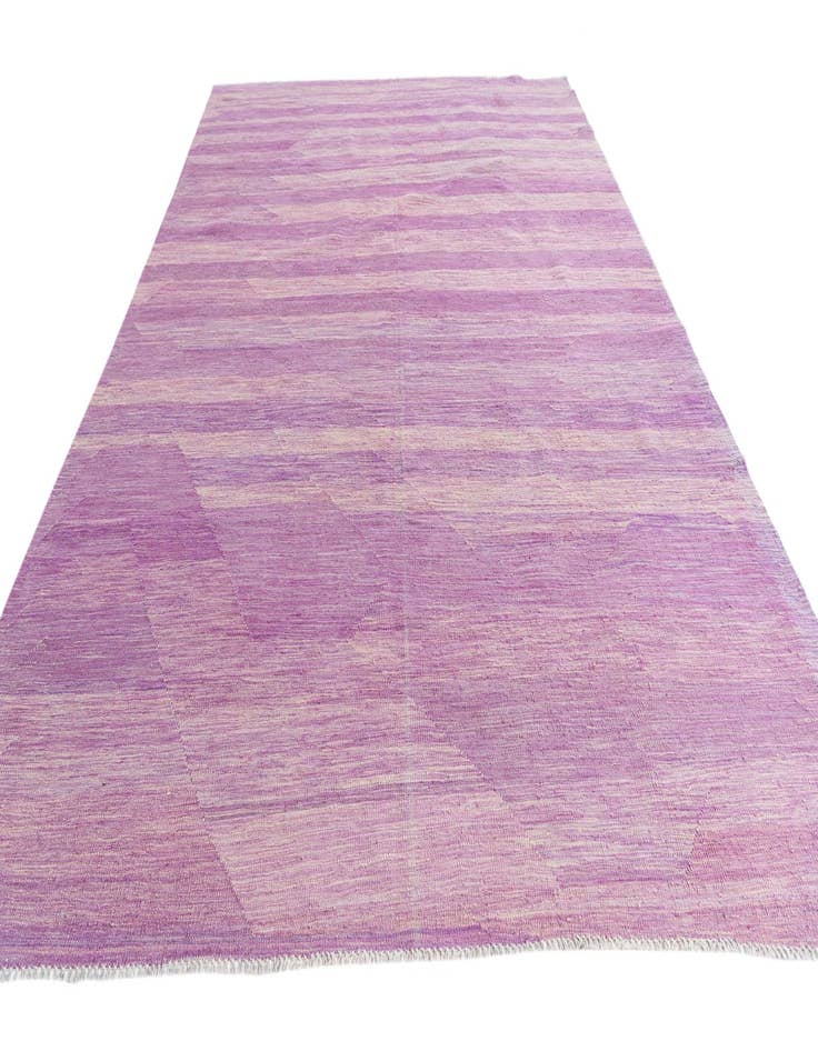 Detail image of  6' 10 x 9' 9  Hand Woven Kilim Modern Wool Rug