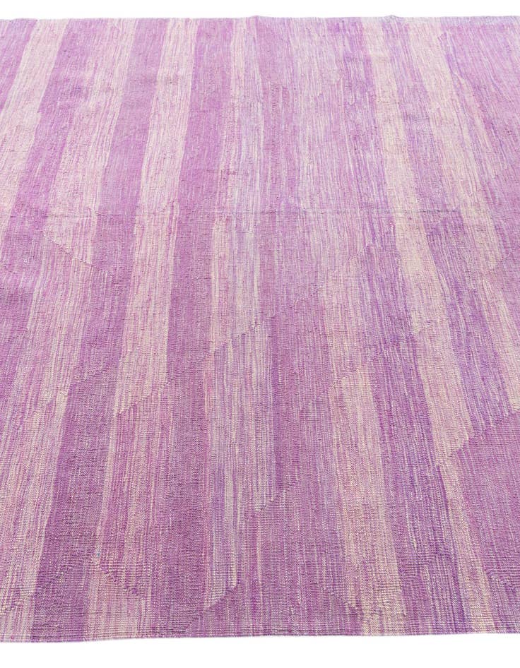 Detail image of  6' 10 x 9' 9  Hand Woven Kilim Modern Wool Rug