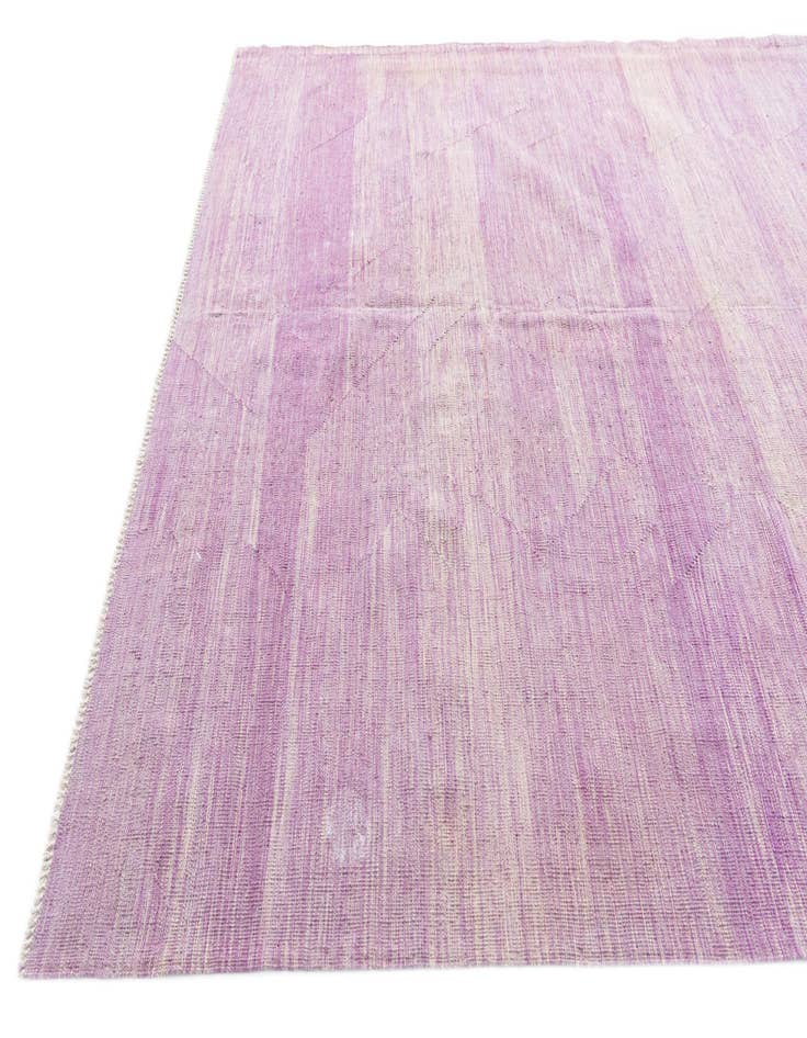 Detail image of  7' x 9' 8  Hand Woven Kilim Modern Wool Rug