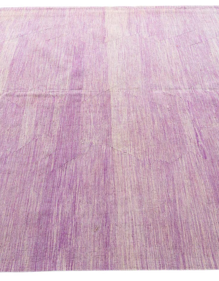 Detail image of  7' x 9' 8  Hand Woven Kilim Modern Wool Rug