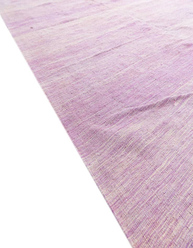 Detail image of  7' x 9' 8  Hand Woven Kilim Modern Wool Rug