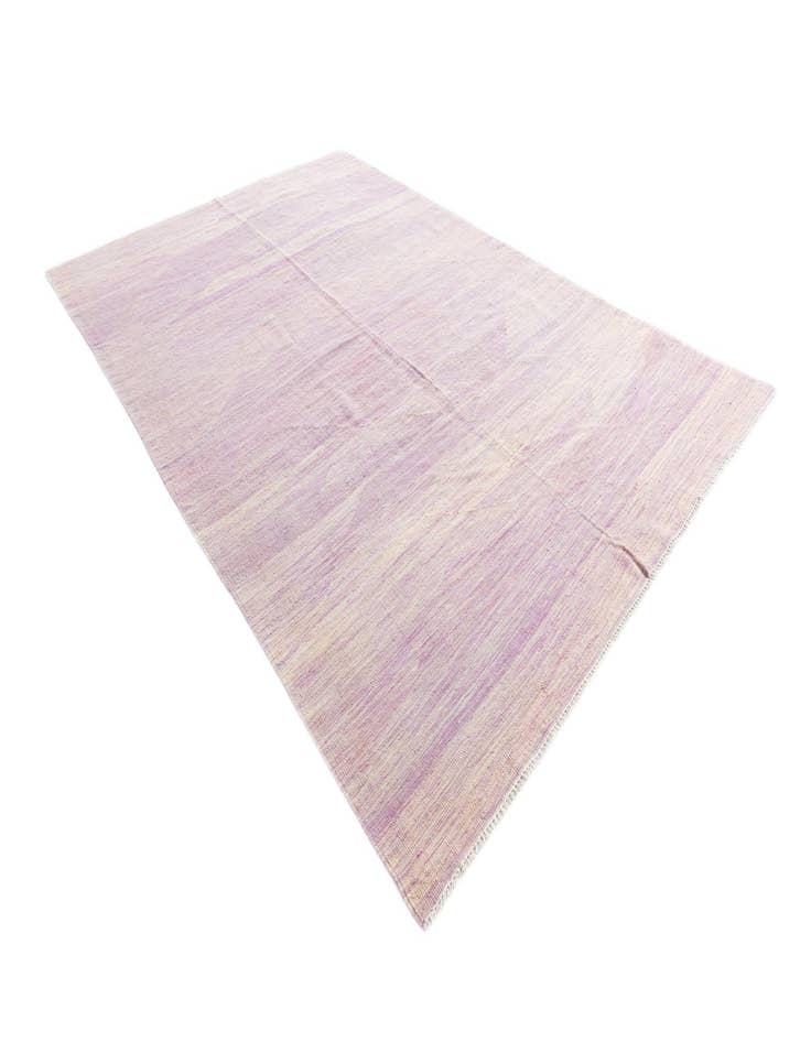 Detail image of  6' 6 x 9' 10  Hand Woven Kilim Modern Wool Rug