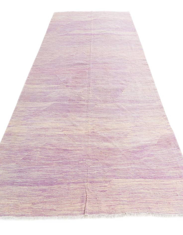 Detail image of  6' 6 x 9' 10  Hand Woven Kilim Modern Wool Rug