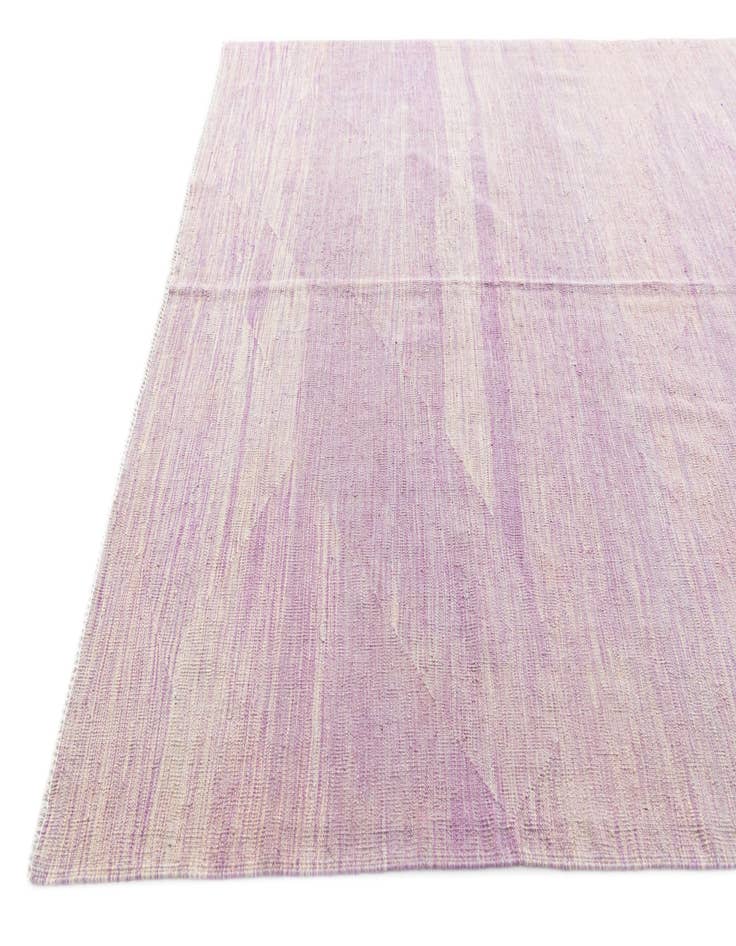 Detail image of  6' 6 x 9' 10  Hand Woven Kilim Modern Wool Rug