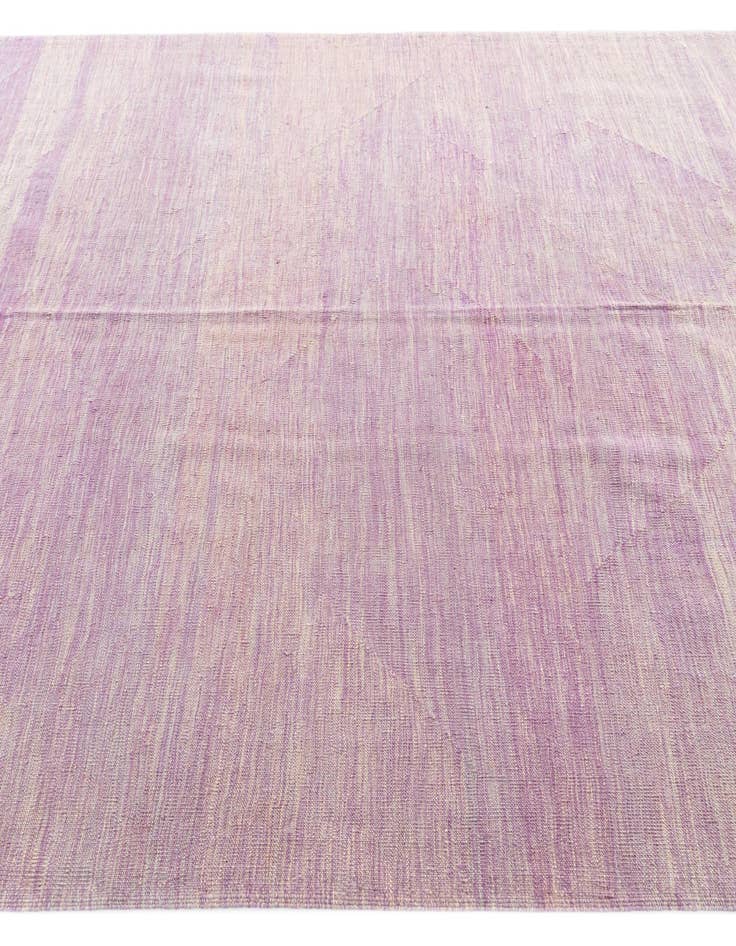 Detail image of  6' 6 x 9' 10  Hand Woven Kilim Modern Wool Rug