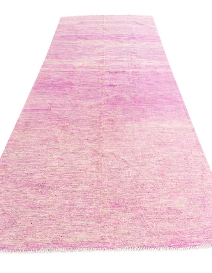 Detail image of  6' 6 x 10'  Hand Woven Kilim Modern Wool Rug