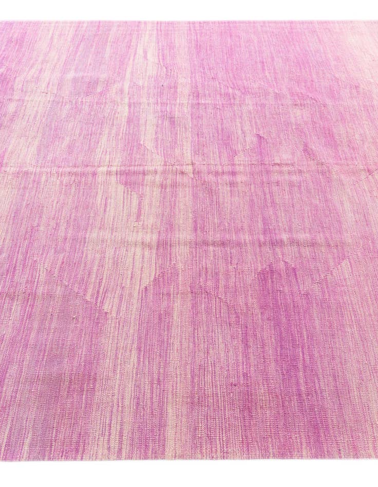 Detail image of  6' 6 x 10'  Hand Woven Kilim Modern Wool Rug