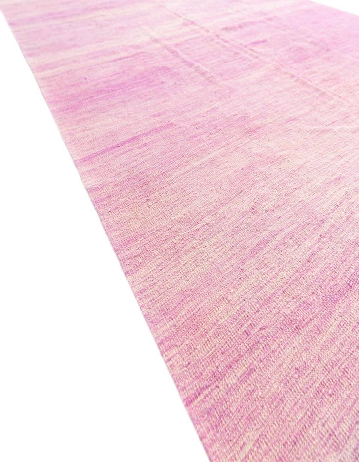 Detail image of  6' 6 x 10'  Hand Woven Kilim Modern Wool Rug