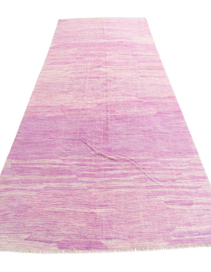 Detail image of  6' 5 x 9' 10  Hand Woven Kilim Modern Wool Rug