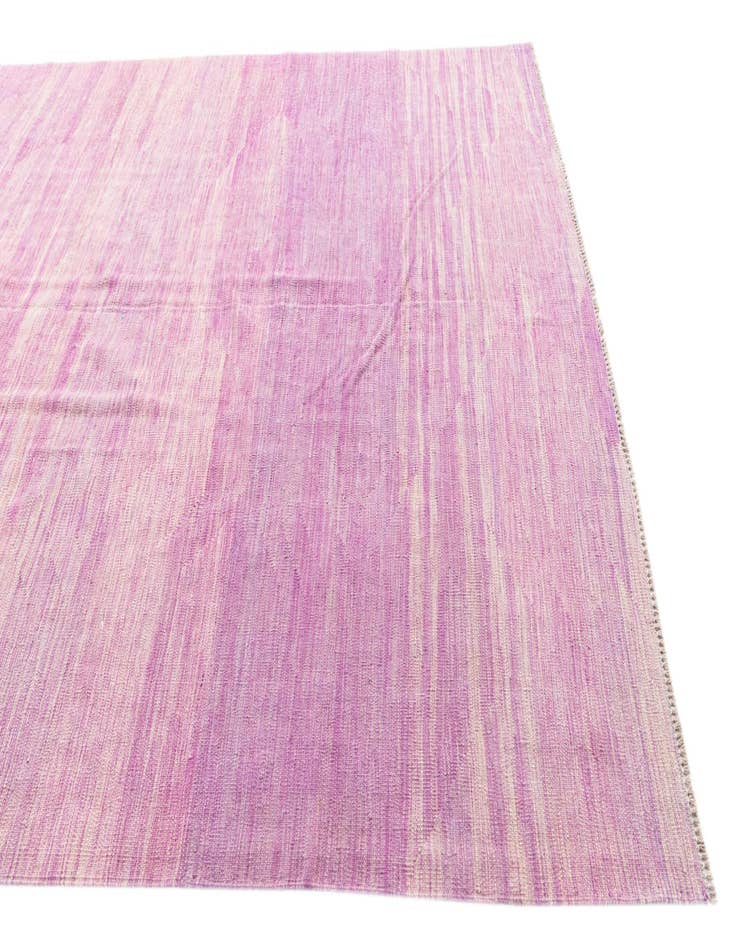 Detail image of  6' 5 x 9' 10  Hand Woven Kilim Modern Wool Rug