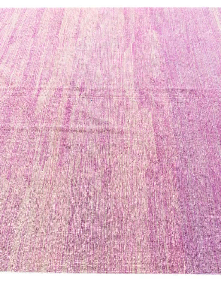 Detail image of  6' 5 x 9' 10  Hand Woven Kilim Modern Wool Rug