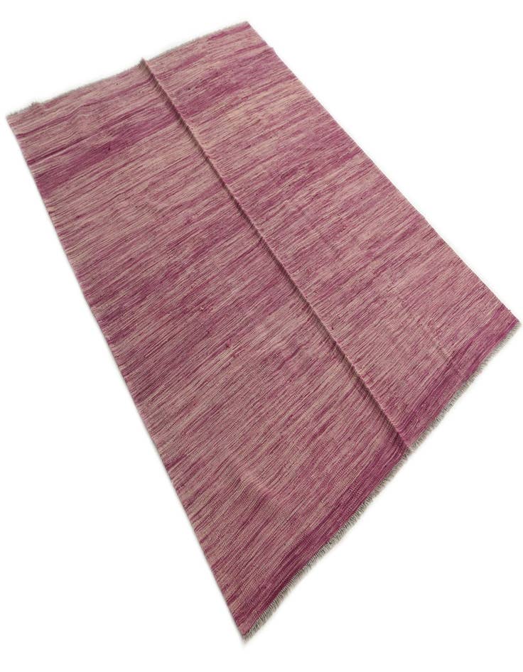 Detail image of  5' x 6' 6  Hand Woven Kilim Modern Wool Rug