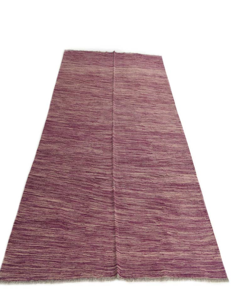 Detail image of  5' 7 x 8'  Hand Woven Kilim Modern Wool Rug