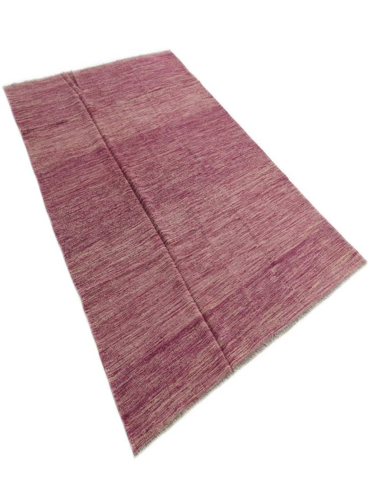 Detail image of  5' 5 x 7' 8  Hand Woven Kilim Modern Wool Rug