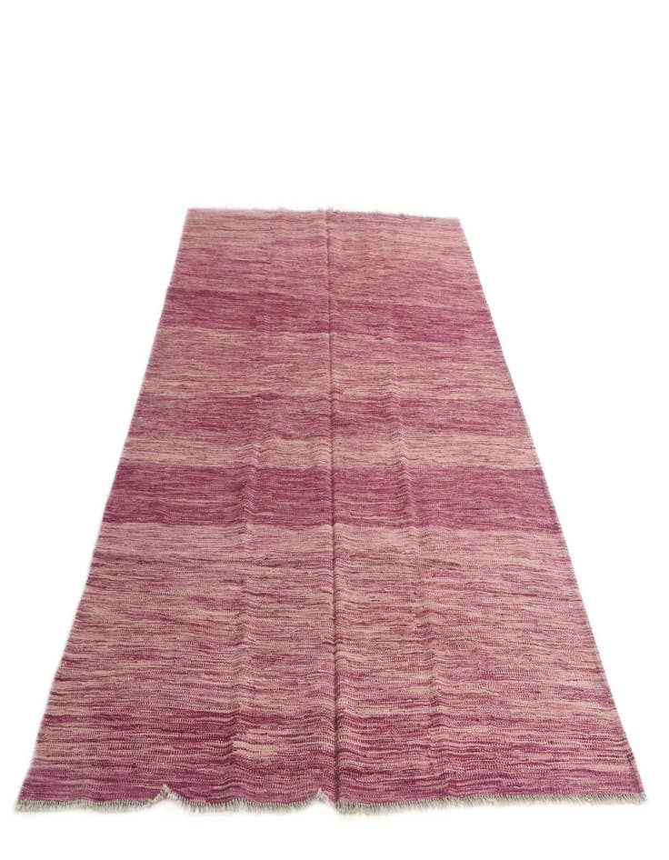 Detail image of  5' 6 x 7' 10  Hand Woven Kilim Modern Wool Rug