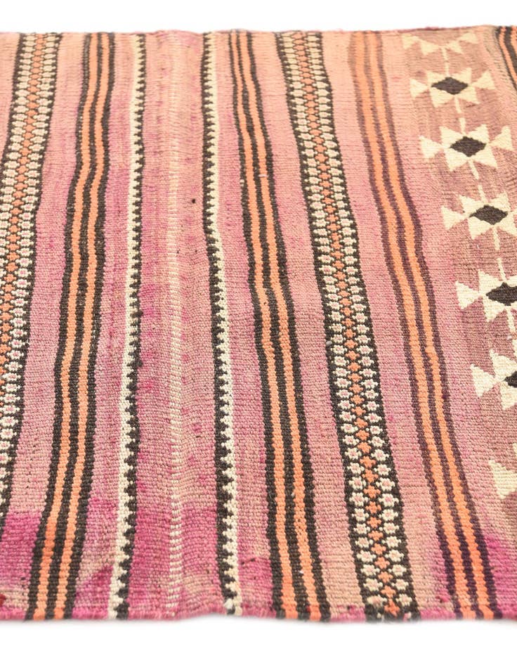 Detail image of  3' 2 x 4' 9  Hand Woven Kilim Modern Wool Rug