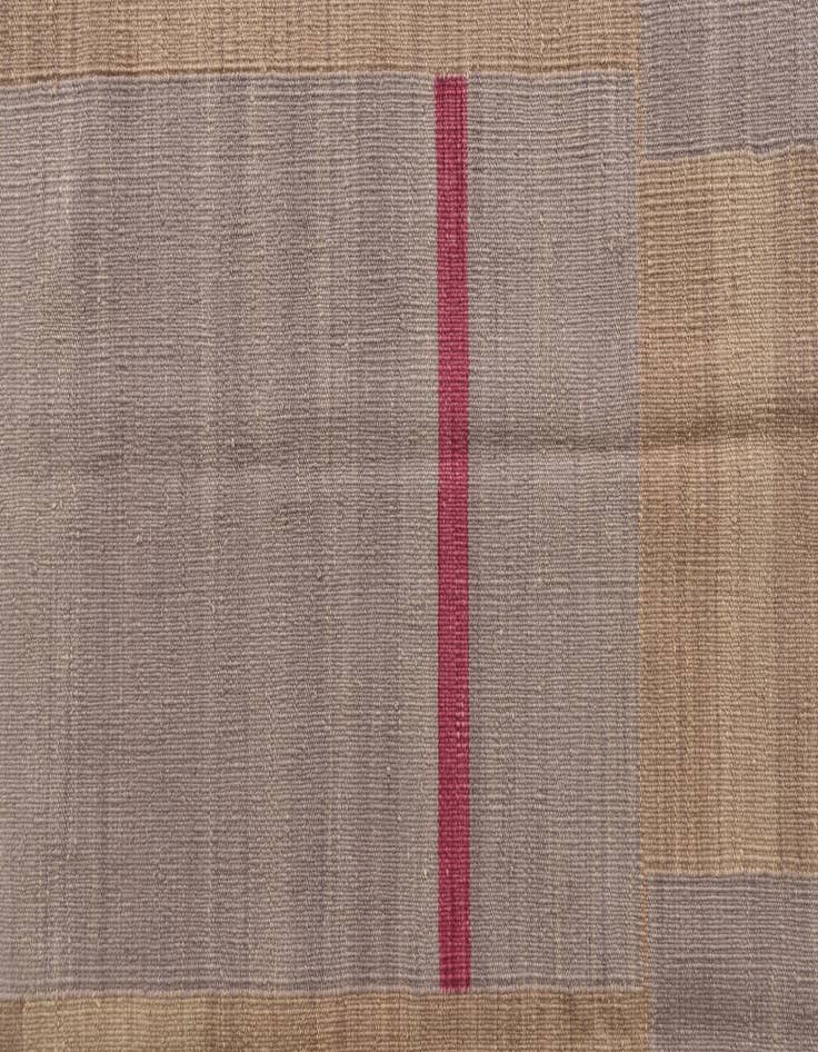 Detail image of  4' 1 x 6'  Hand Woven Kilim Modern Wool Rug