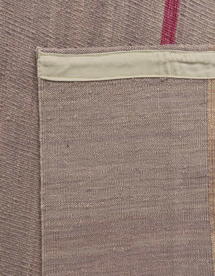 Detail image of  4' 1 x 6'  Hand Woven Kilim Modern Wool Rug