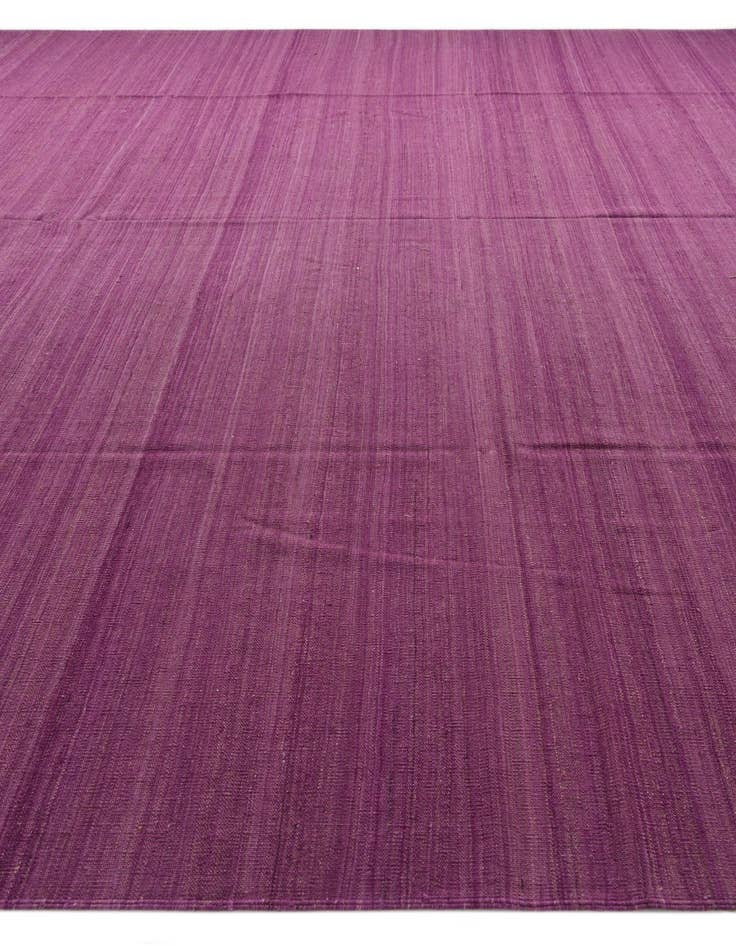 Detail image of  13' 9 x 19' 7  Hand Woven Kilim Modern Wool Rug