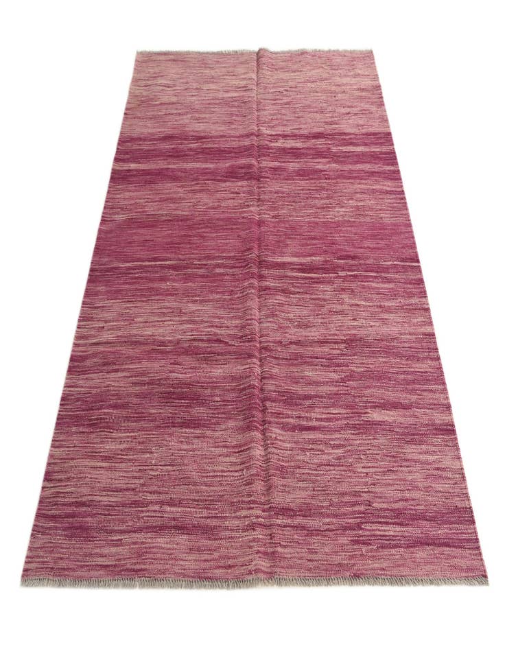 Detail image of  5' 1 x 6' 7  Hand Woven Kilim Modern Wool Rug