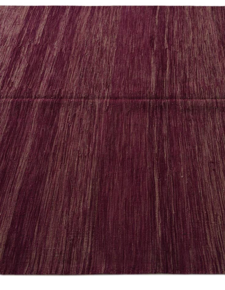 Detail image of  5' 1 x 6' 7  Hand Woven Kilim Modern Wool Rug