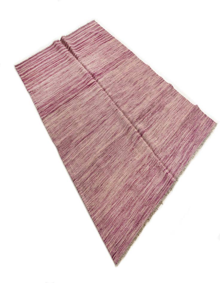 Detail image of  3' 10 x 5' 10  Hand Woven Kilim Modern Wool Rug