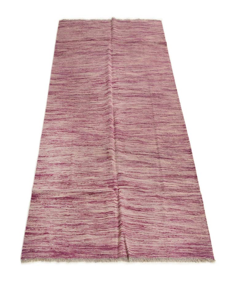 Detail image of  3' 11 x 5' 8  Hand Woven Kilim Modern Wool Rug