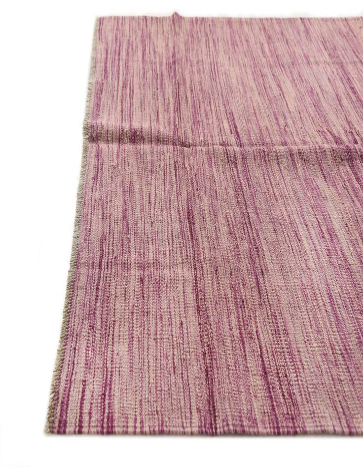 Detail image of  3' 11 x 5' 8  Hand Woven Kilim Modern Wool Rug