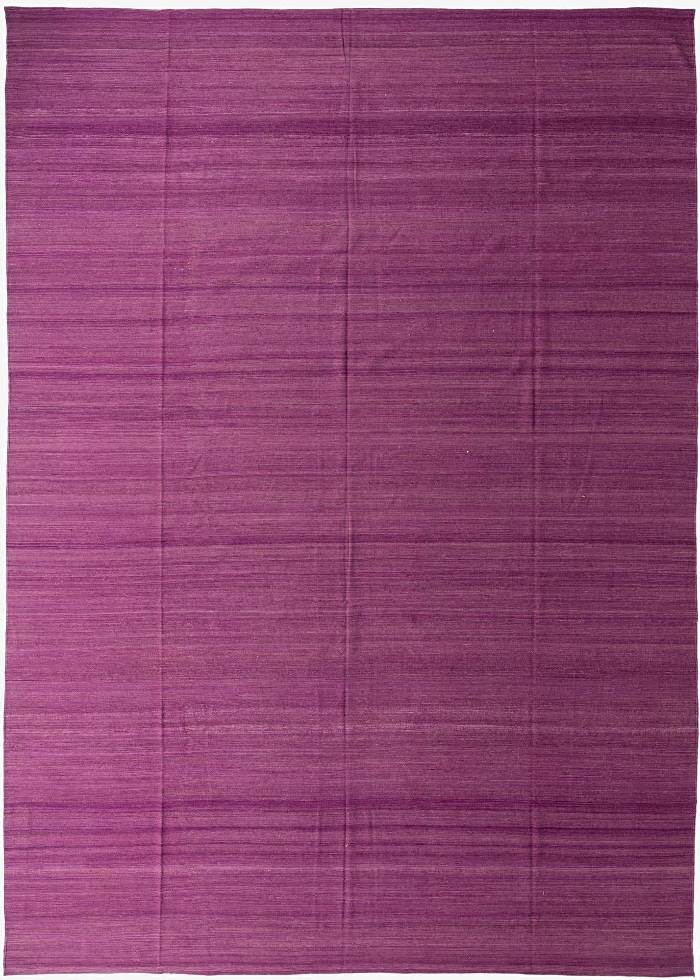  13' 9 x 19' 7  Hand Woven Kilim Modern Wool Rug