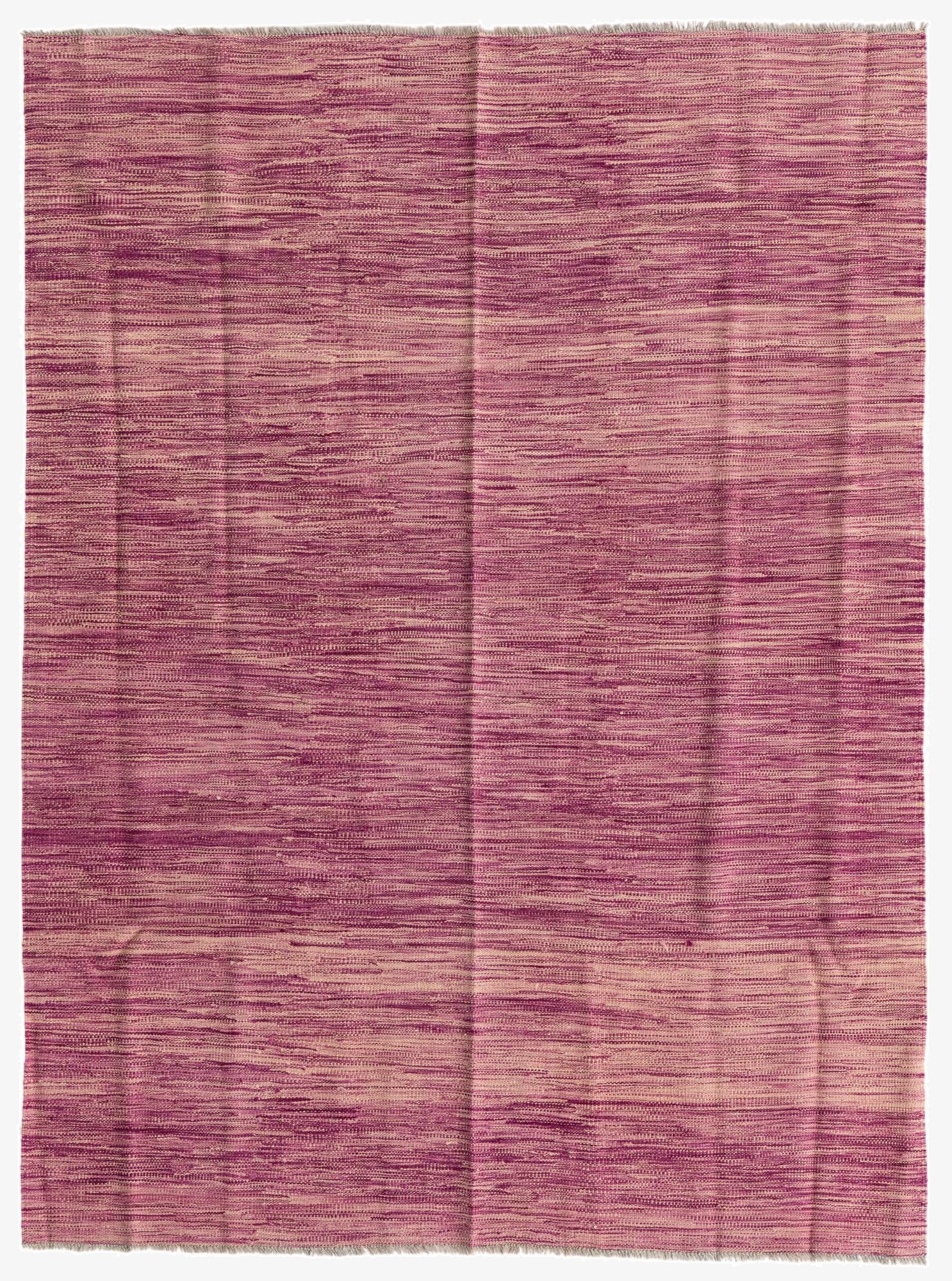  5' x 6' 7  Hand Woven Kilim Modern Wool Rug