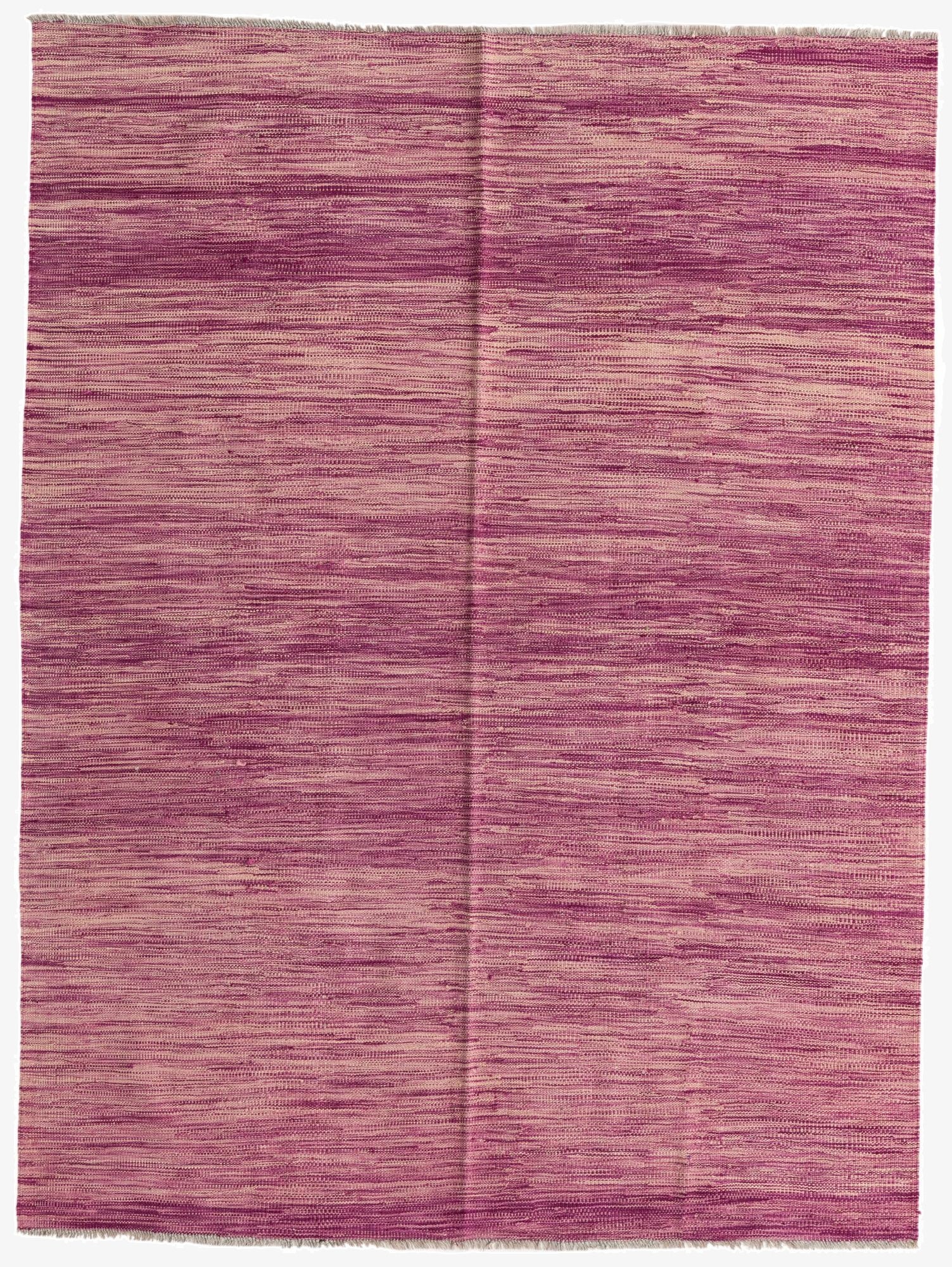  5' x 6' 6  Hand Woven Kilim Modern Wool Rug