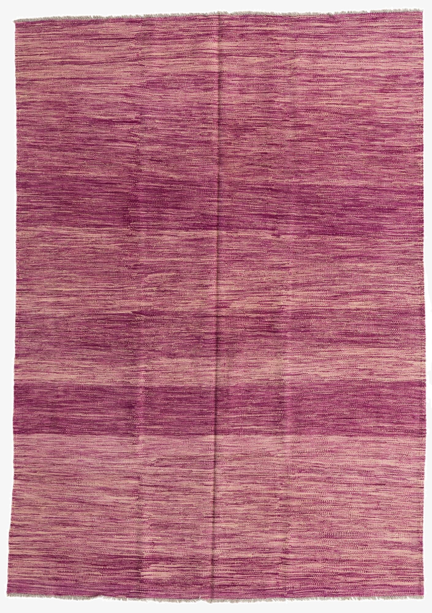  5' 6 x 7' 10  Hand Woven Kilim Modern Wool Rug