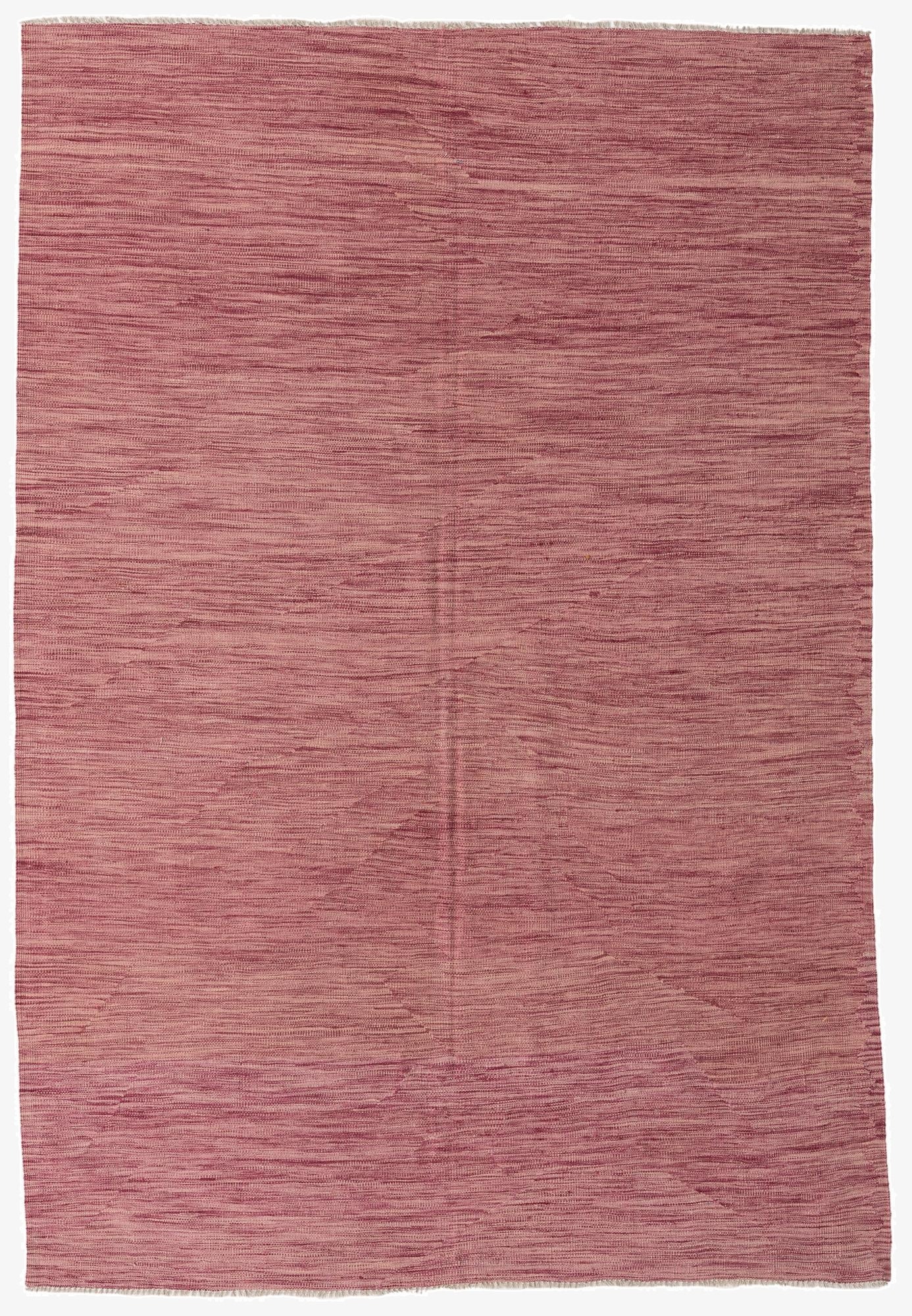  5' 9 x 8' 5  Hand Woven Kilim Modern Wool Rug