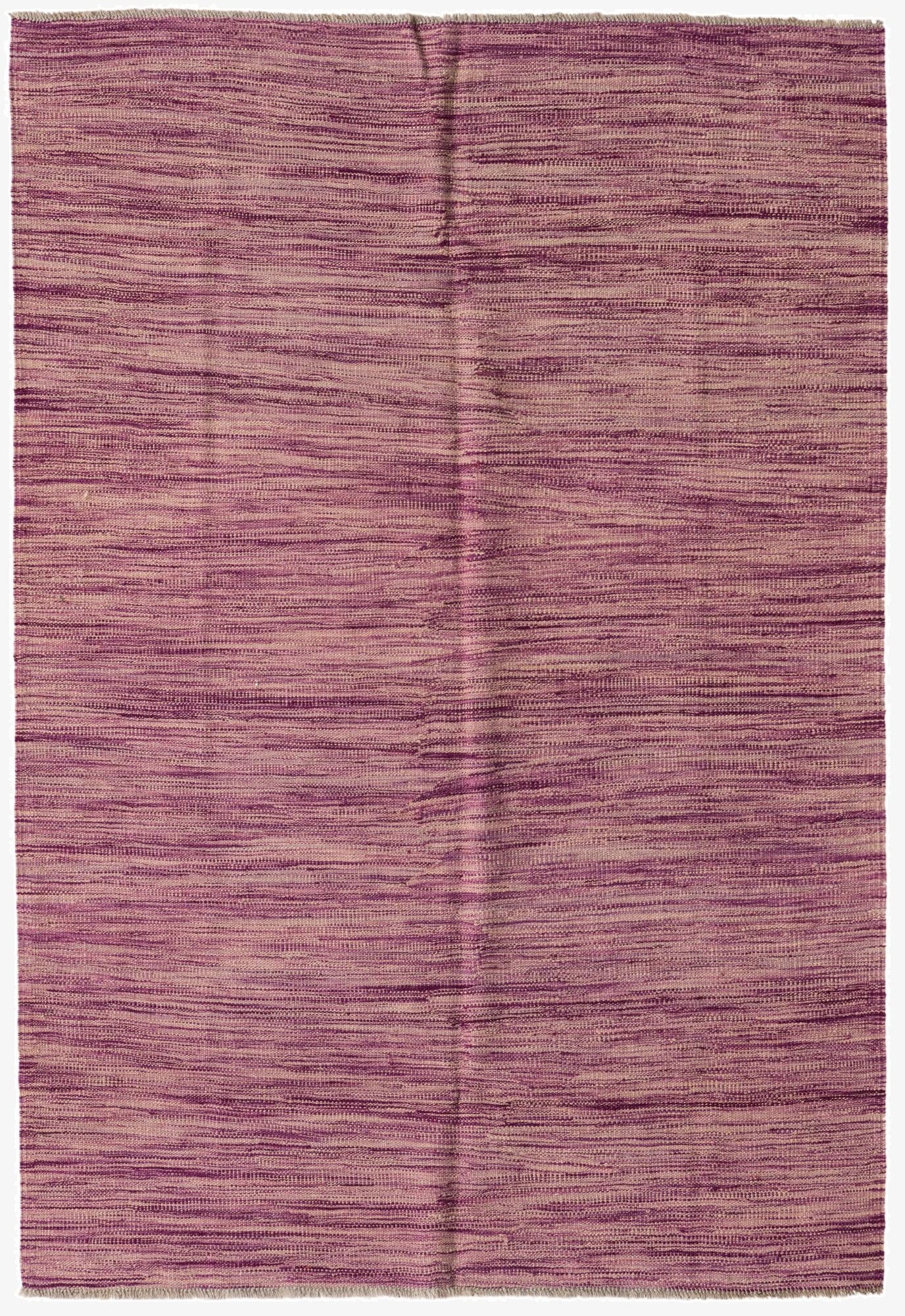  3' 11 x 5' 8  Hand Woven Kilim Modern Wool Rug