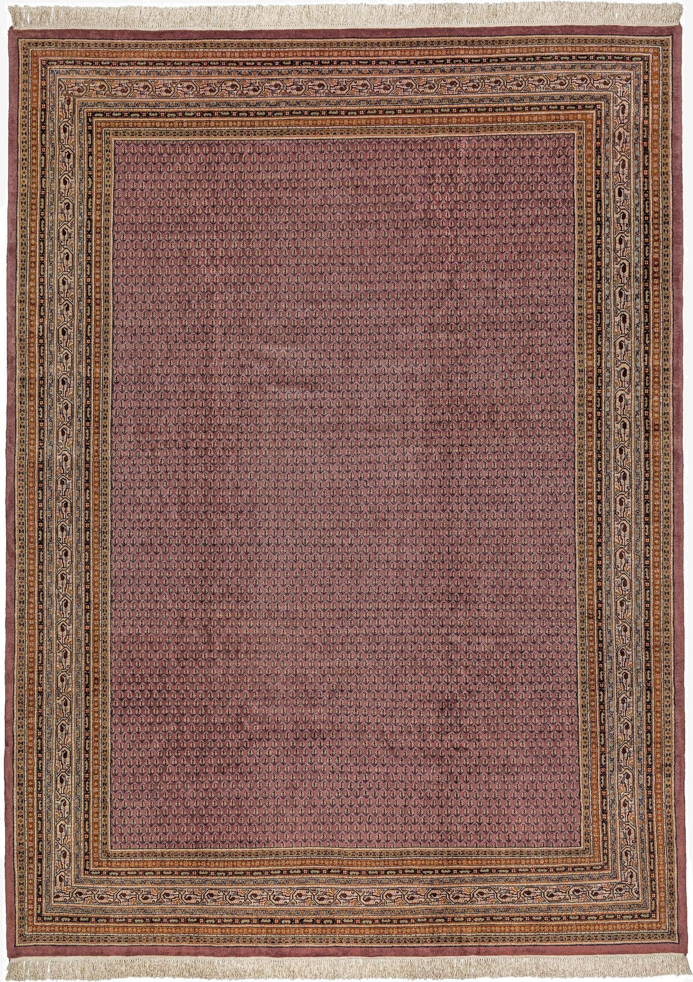  8' 3 x 11' 4  Hand Knotted Mir Oriental Wool Rug
